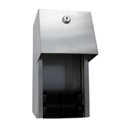 ML800 Double Toilet Roll Dispenser - Stainless Steel