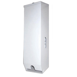 ML833W Triple Toilet Roll Dispenser - White Powder Coat
